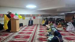 جشن میلاد پیامبر اکرم(ص) و امام جعفر صادق(ع) در خوابگاه دختران دمشق برگزار شد